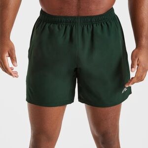NEW AYBL core 5” shorts in green size: XL